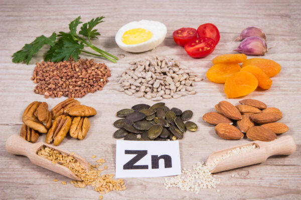 Nutritious healthy food as source natural zinc, dietary fiber and other vitamins or minerals